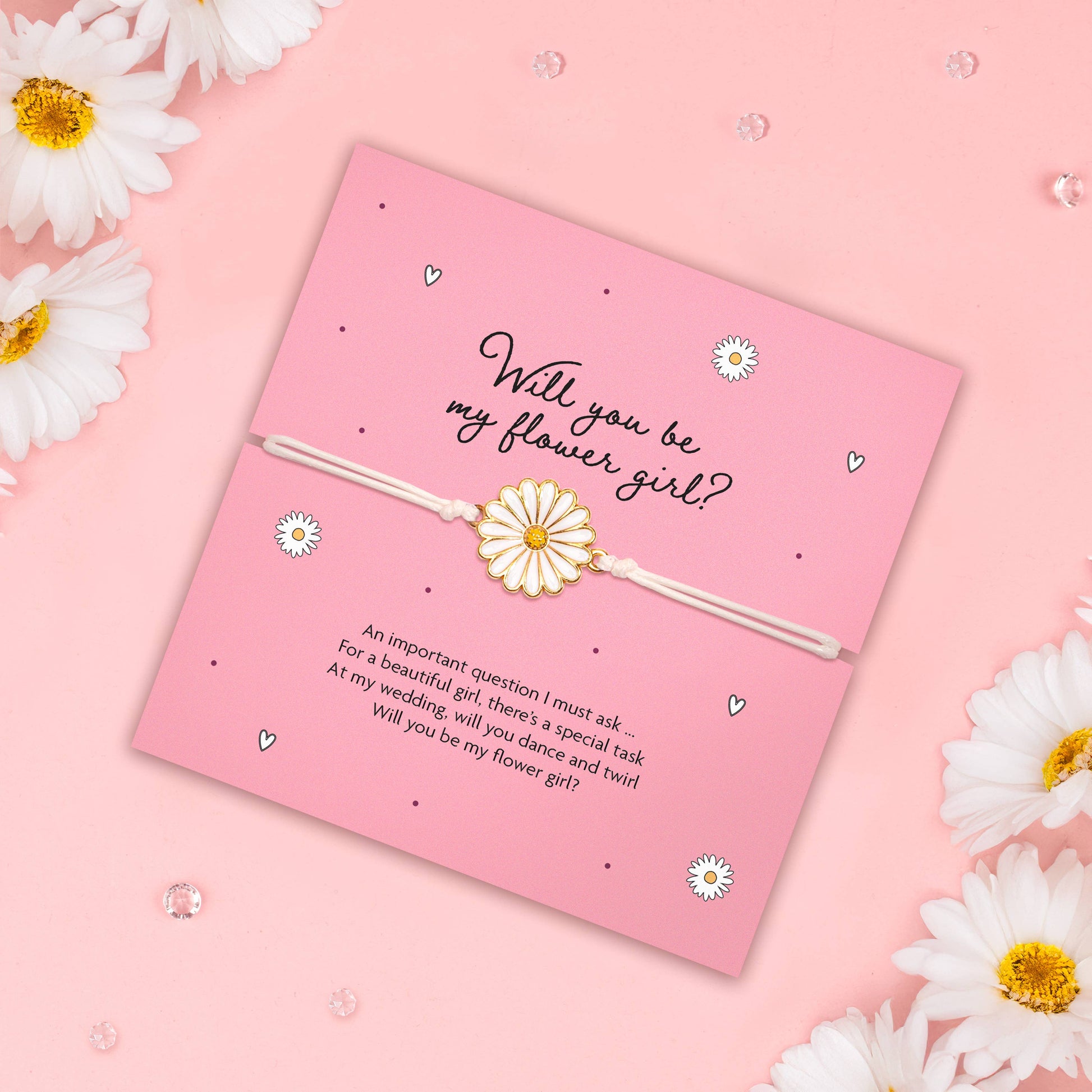 Flower Girl Proposal Wish Bracelet
