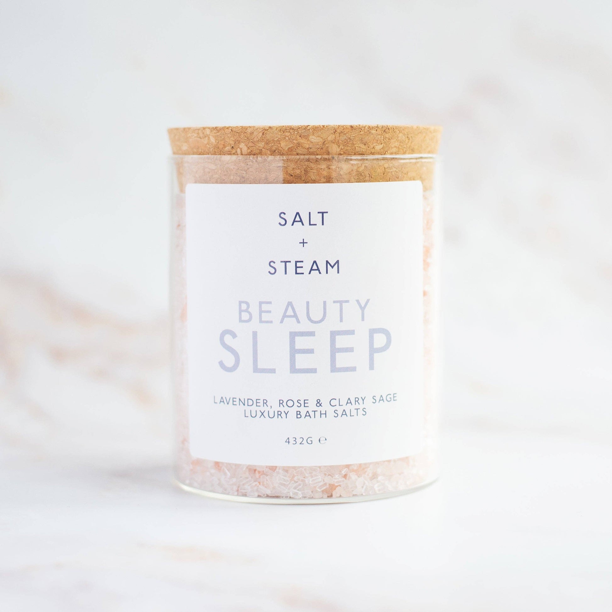 Beauty Sleep - Lavender & Rose Bath Salts 80g & 432g: Jar