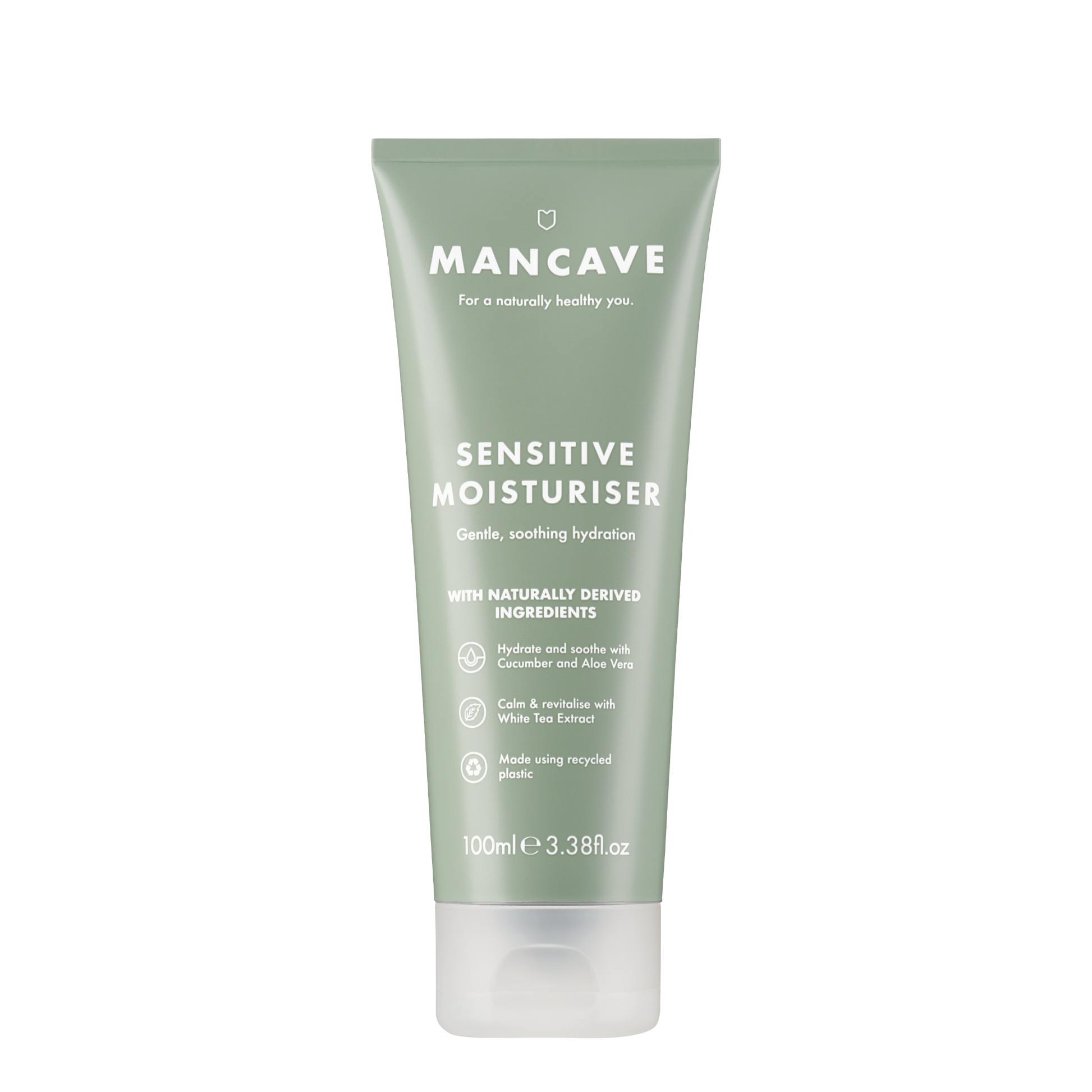 Sensitive Moisturiser 100ml, Mens Moisturiser, Skincare: 100ml