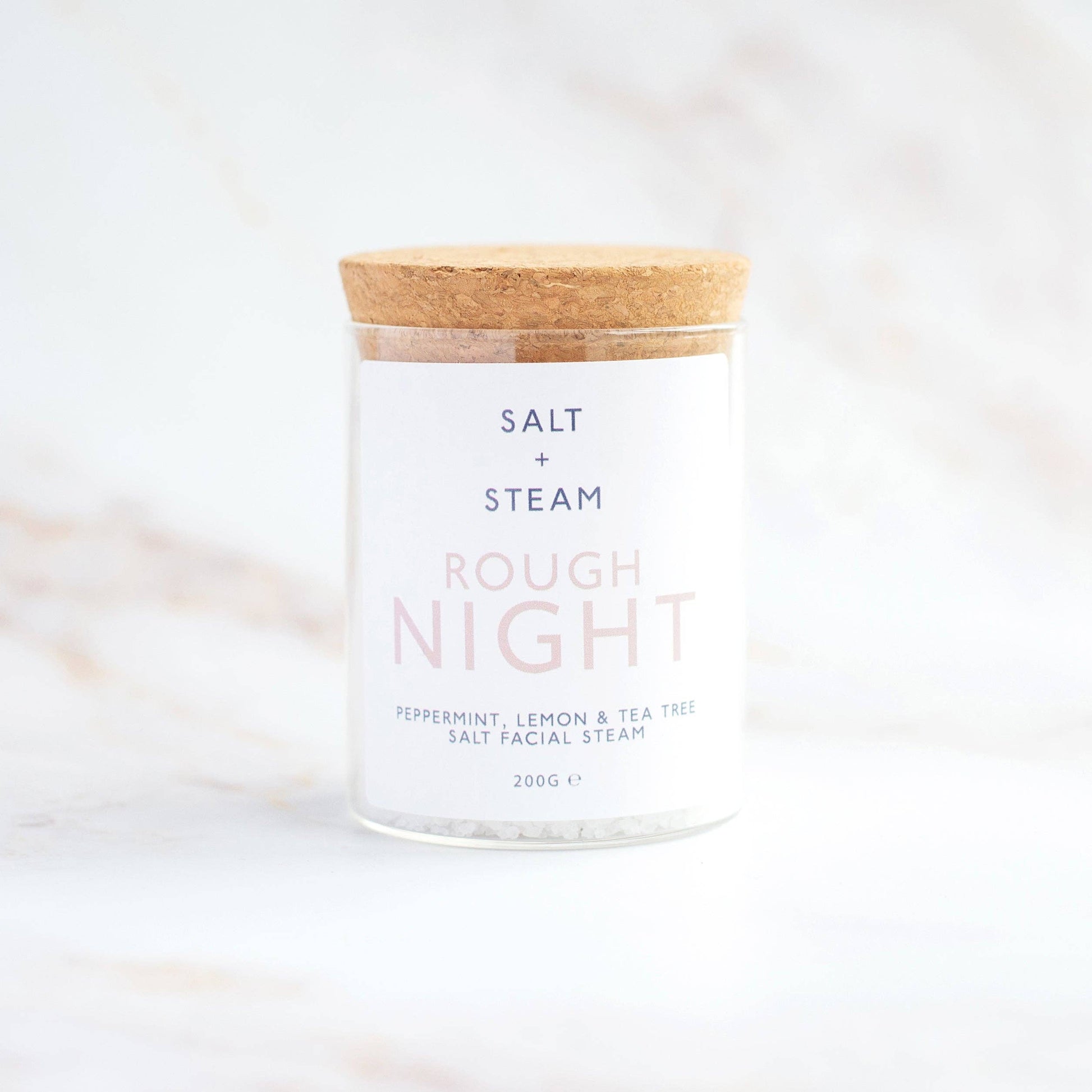 Rough Night - Peppermint & Lemon Facial Steam 50g & 200g: Jar
