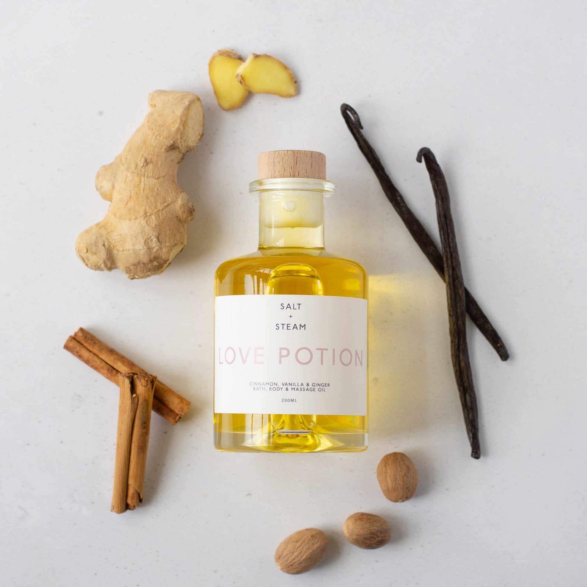 Love Potion - Spiced Bath, Body & Massage Oil 100ml & 200ml: 200ml