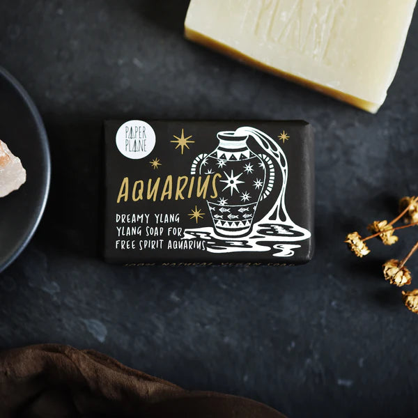 Aquarius Star Sign Zodiac Bar- Natural and Vegan Horoscope Soap