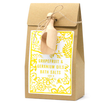 Grapefruit and Geranium Bath Salts
