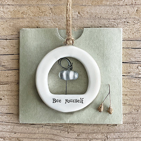 Bee Yourself Cut Out Hanger