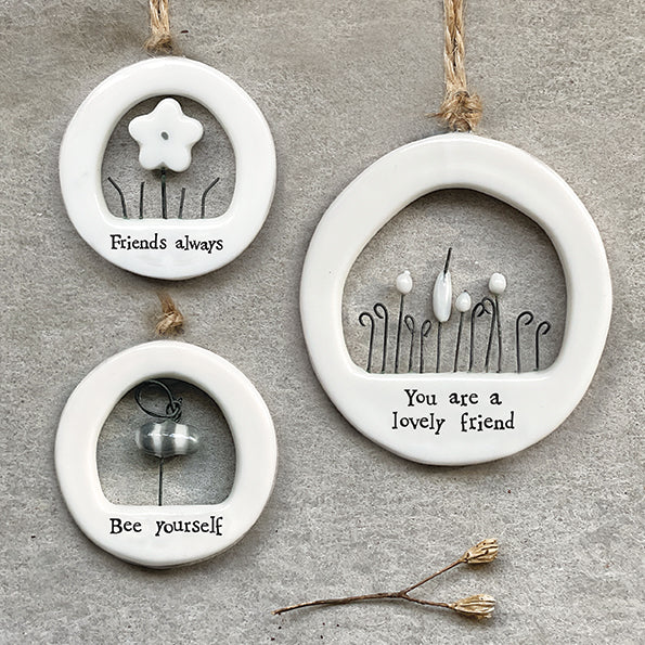 lovely Friend Cut Out Hanger