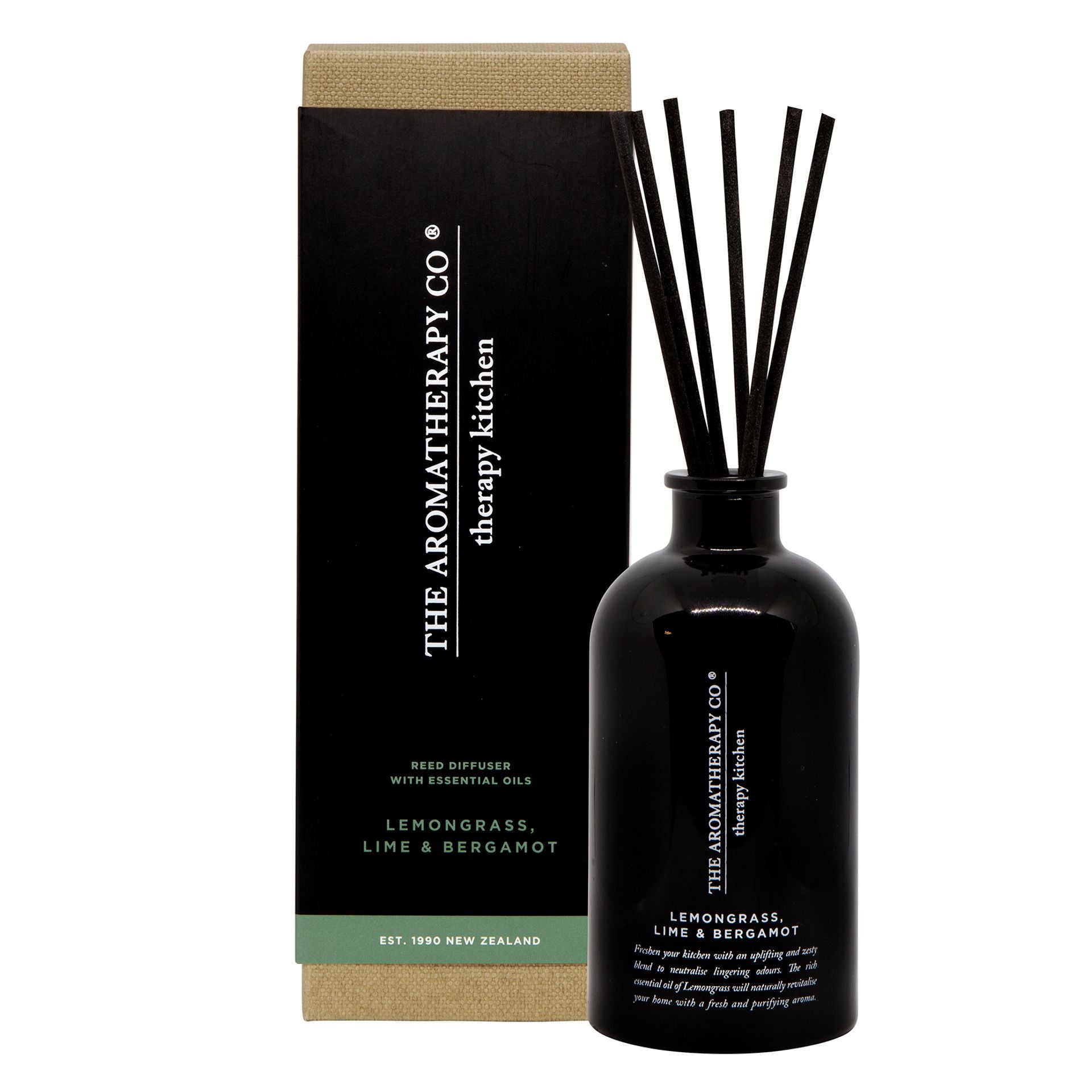 Therapy Kitchen Diffuser - Lemongrass, Lime & Bergamot 250ML