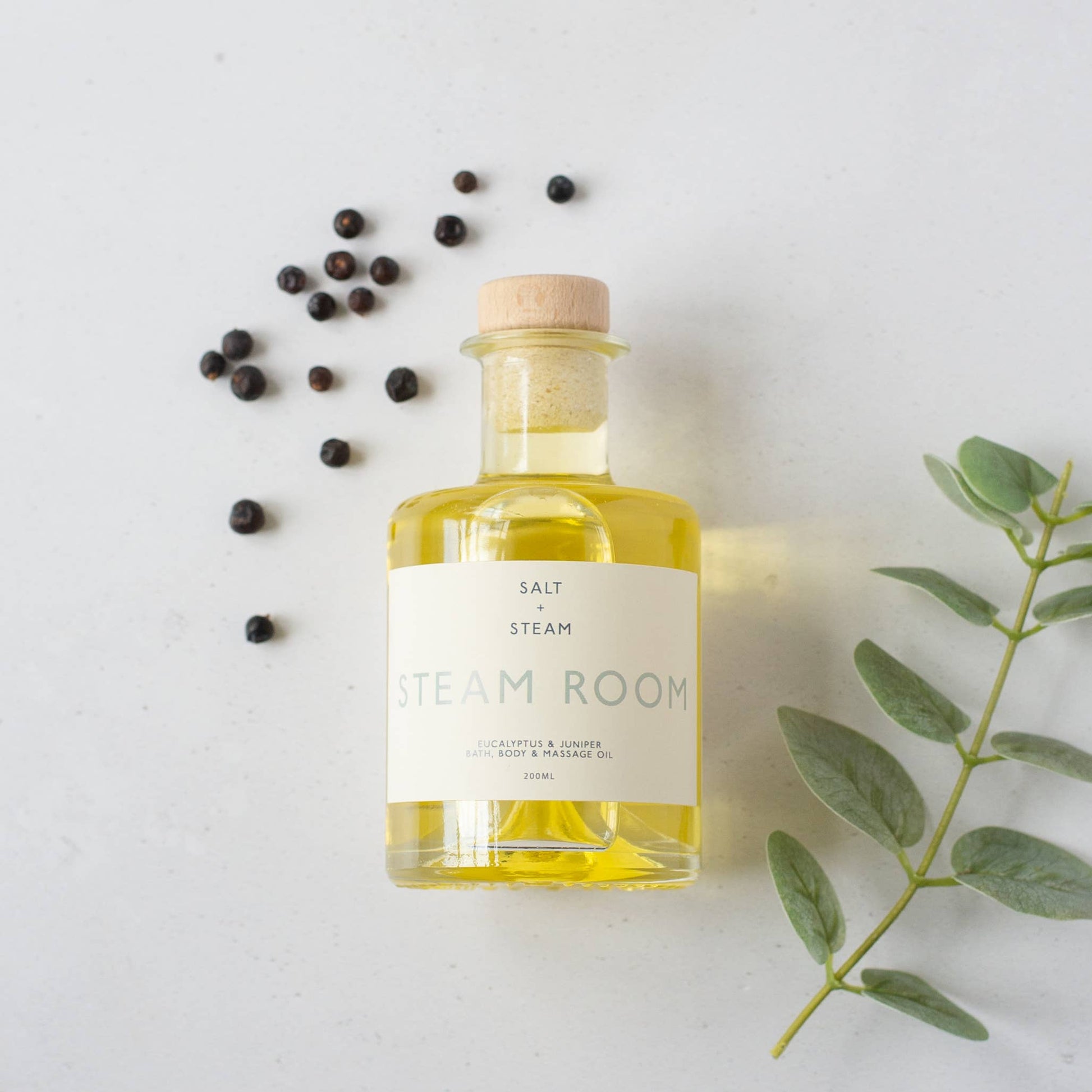Steam Room - Eucalyptus Bath & Body Oil 100ml & 200ml: 200ml