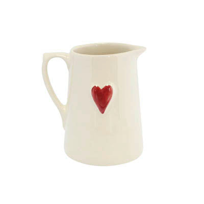 Shaker Red Heart Jug - 700ml