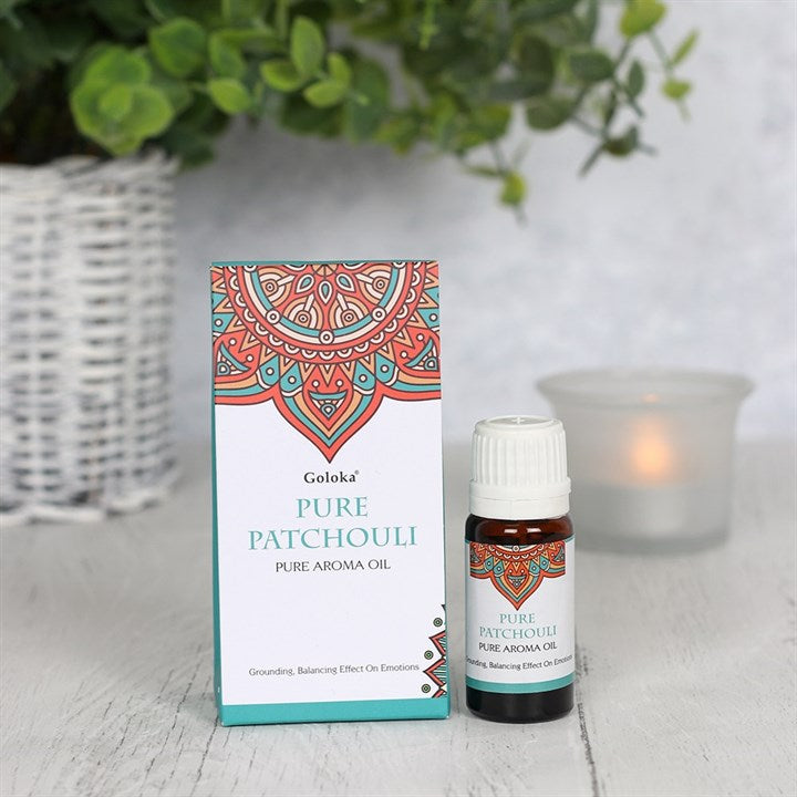 Goloka Pure Patchouli Aromatherapy Oil 10ml