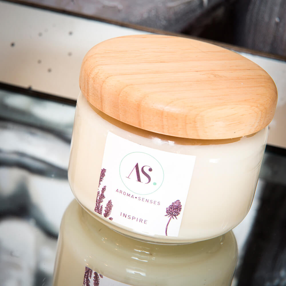 Aroma Senses Glass Pop Jar Candles - Small