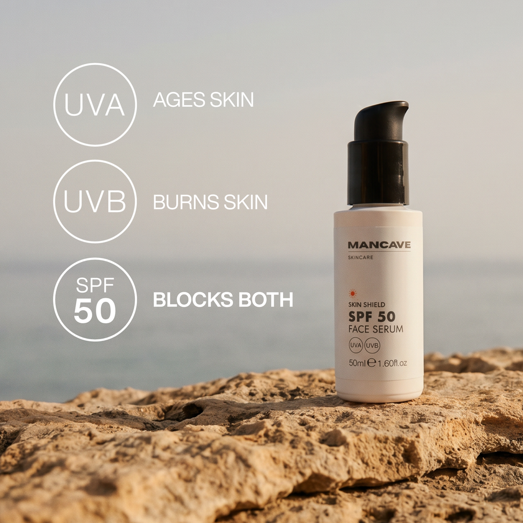 SPF 50 Face Serum, Christmas Gift for Him