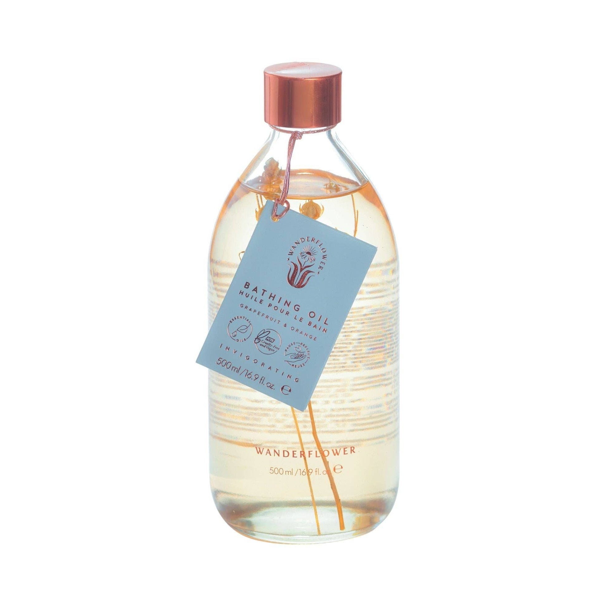 500ml Invigorating Bathing Oil - Grapefruit & Orange