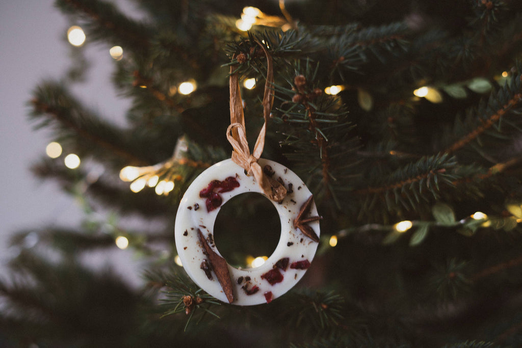 Christmas Scented Tree Decorations: Cranberry Orange and Cinnamon / Star