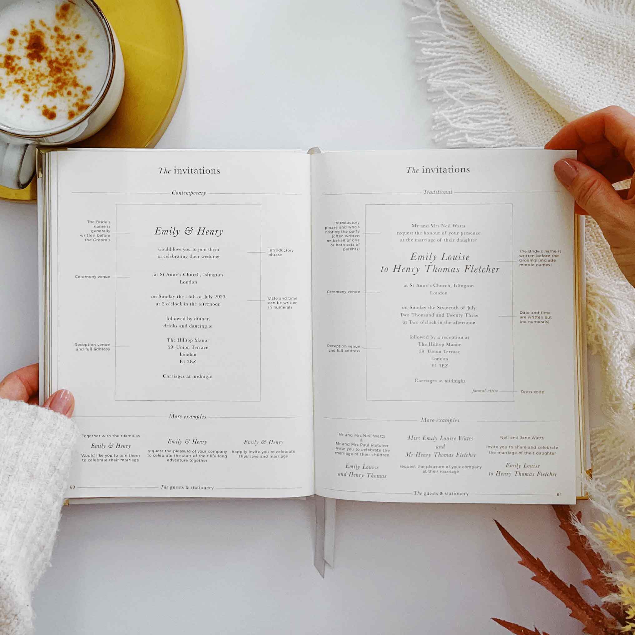 NEW - Luxury Eucalyptus Wedding Planner Book with Gilded Edg