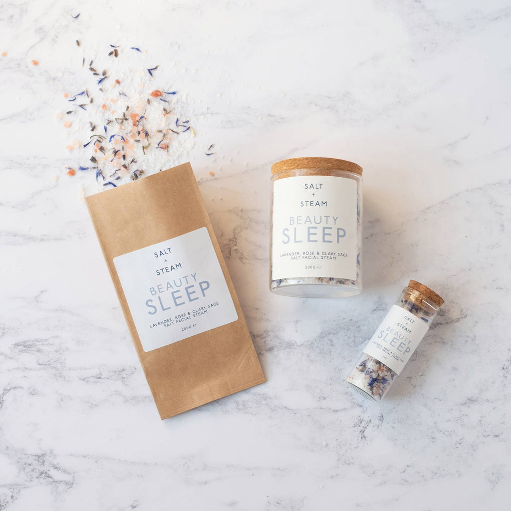 Beauty Sleep - Lavender & Rose Facial Steam 50g & 200g: Jar