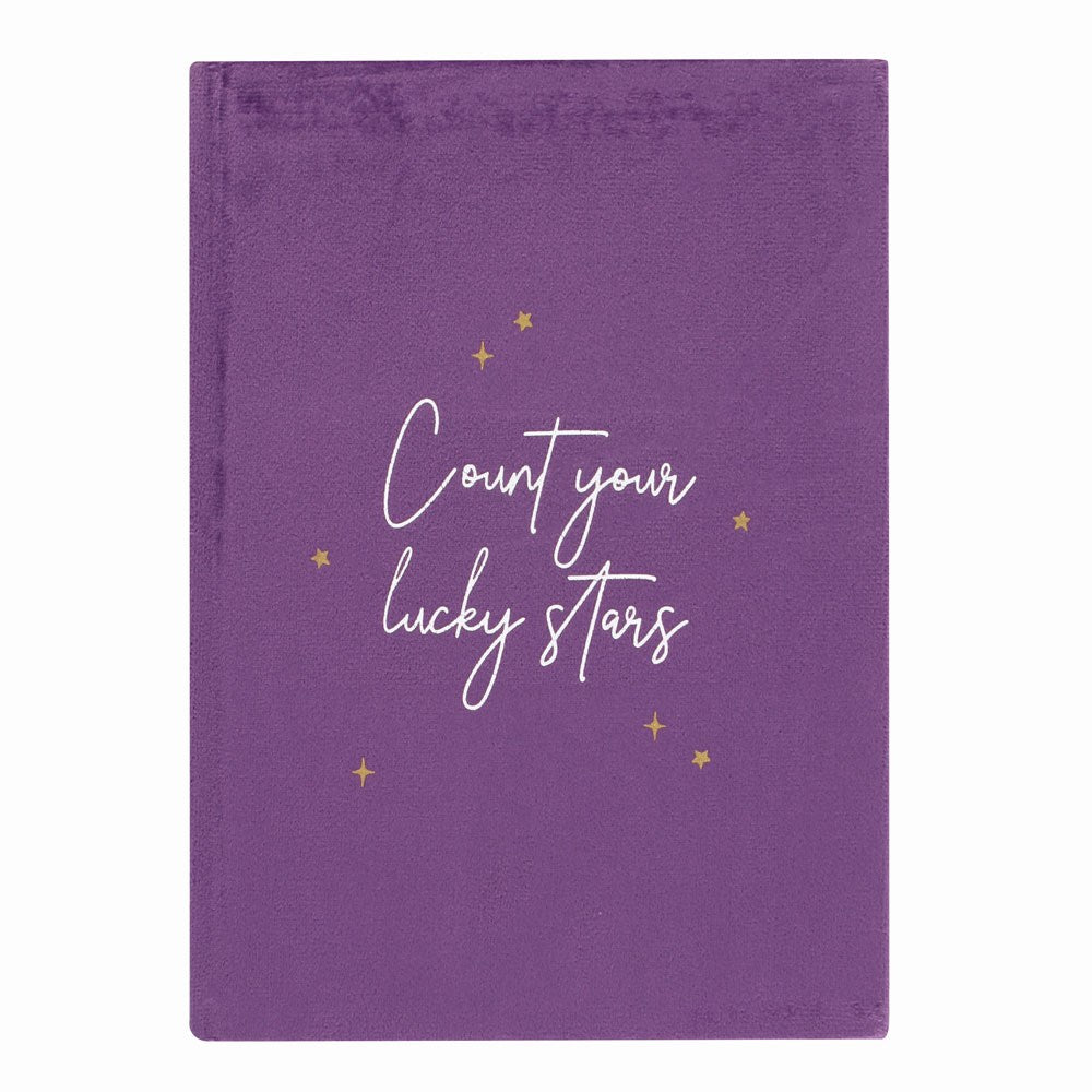Star Sign Constellation velvet notebook
