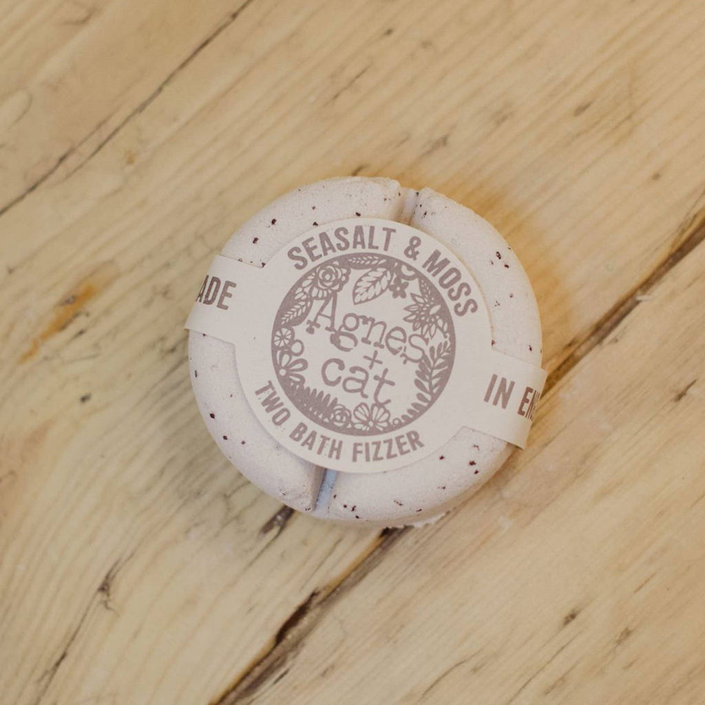 210g Bath Fizzer Fresh - Seasalt and Moss