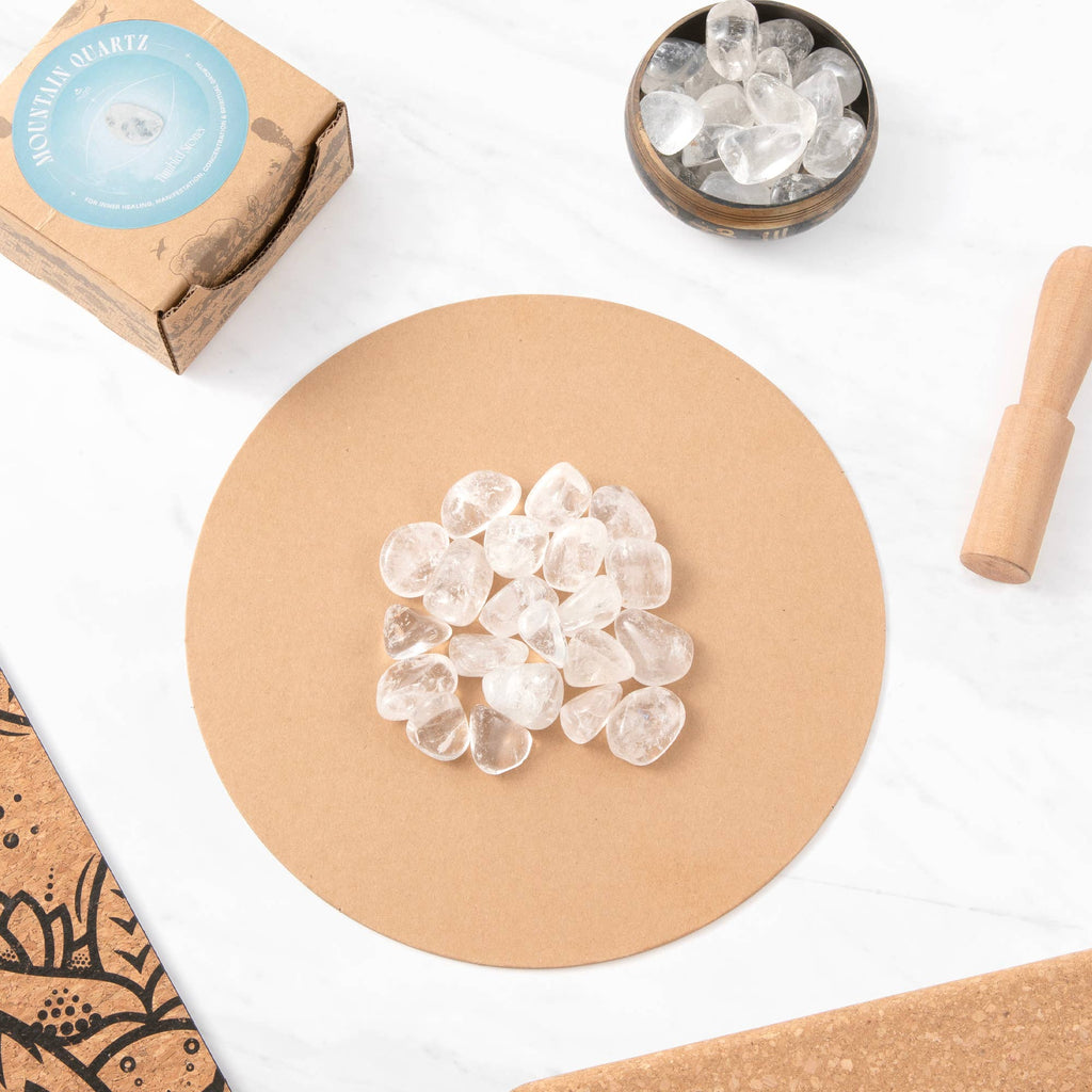 Tumbled & Polished Gemstone: Mountain Quartz