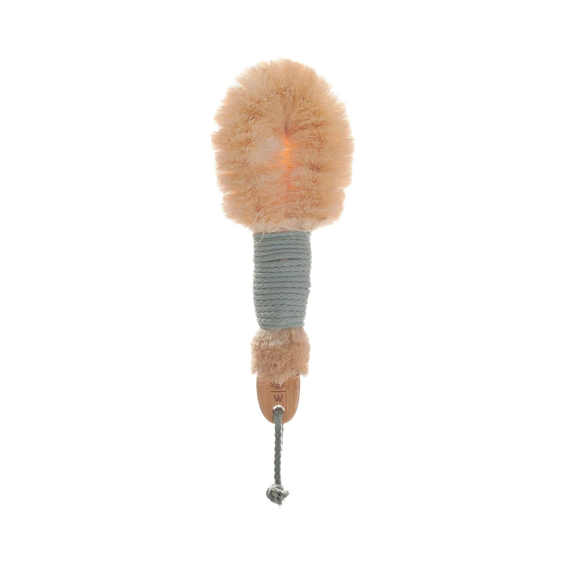 All Over Sisal Body Brush - Sage Green & Natural