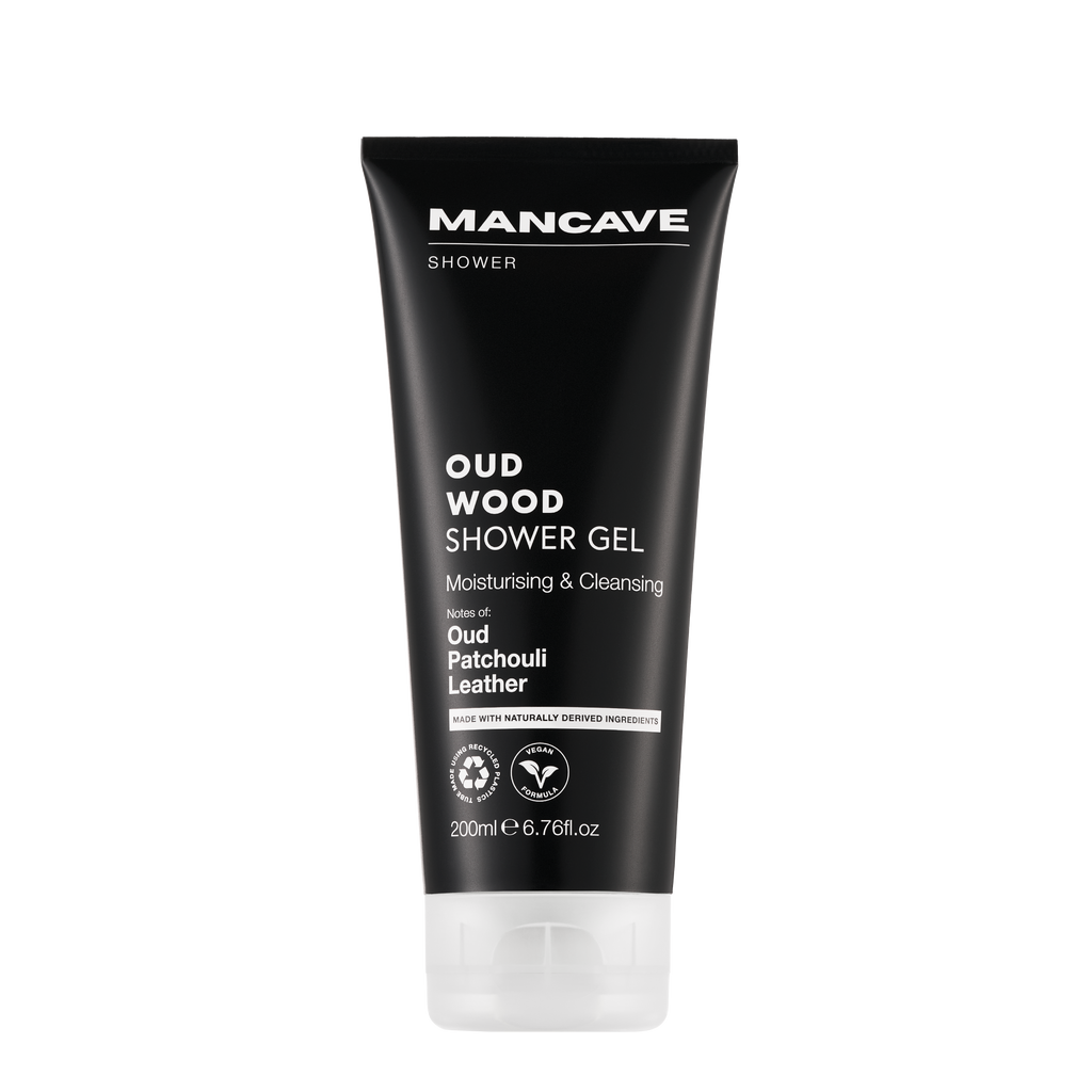 Oud Wood Shower Gel, 200ml, Christmas Gift for Him