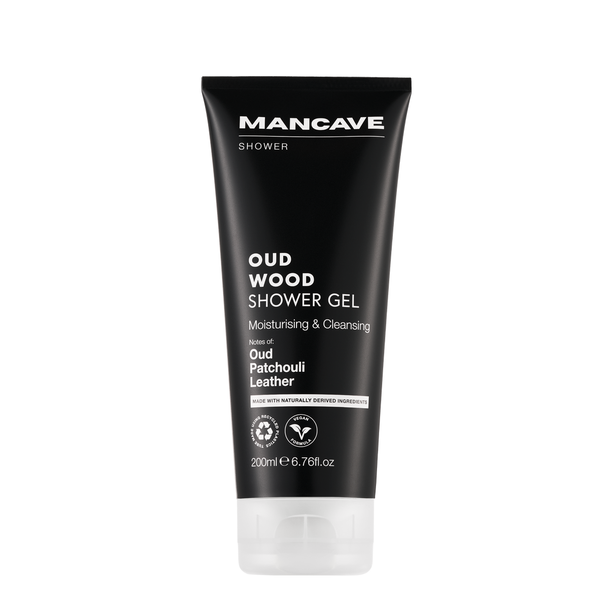 Oud Wood Shower Gel, 200ml, Christmas Gift for Him