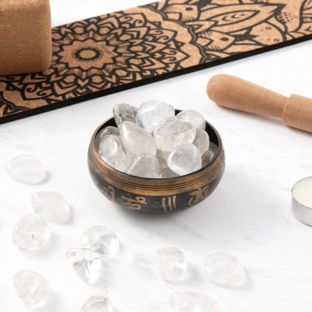 Tumbled & Polished Gemstone: Mountain Quartz