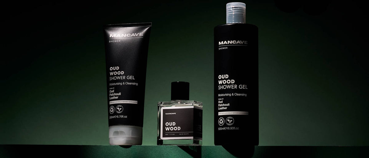 Oud Wood Shower Gel, 200ml, Christmas Gift for Him