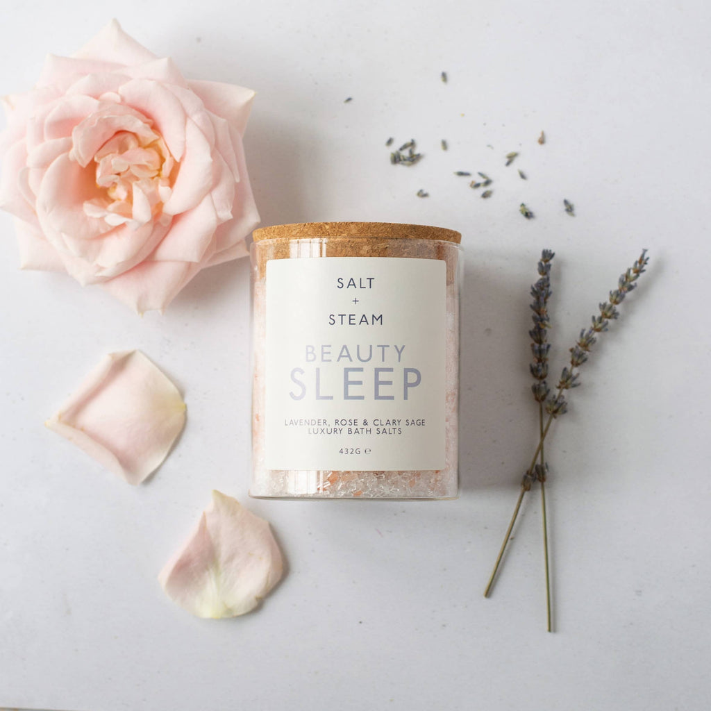 Beauty Sleep - Lavender & Rose Bath Salts 80g & 432g: Jar