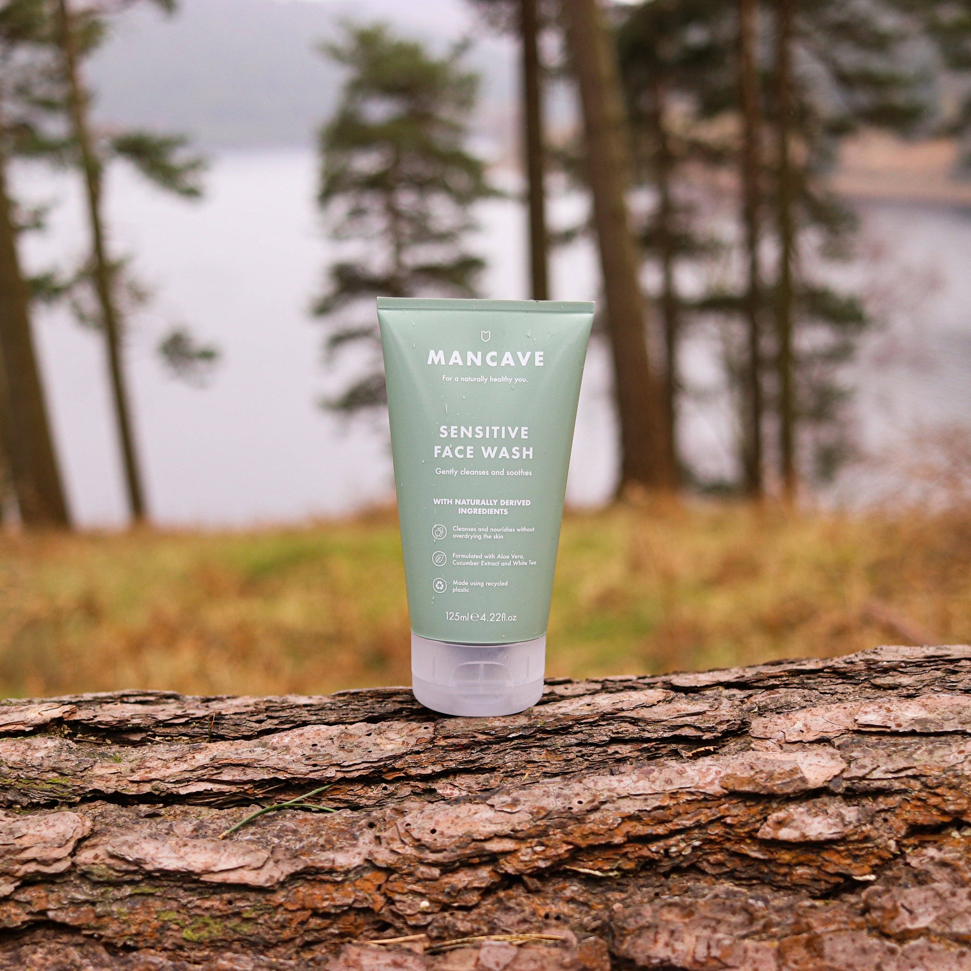 Sensitive Face Wash 125ml, Mens Cleanser, Facewash for Men: 125ml
