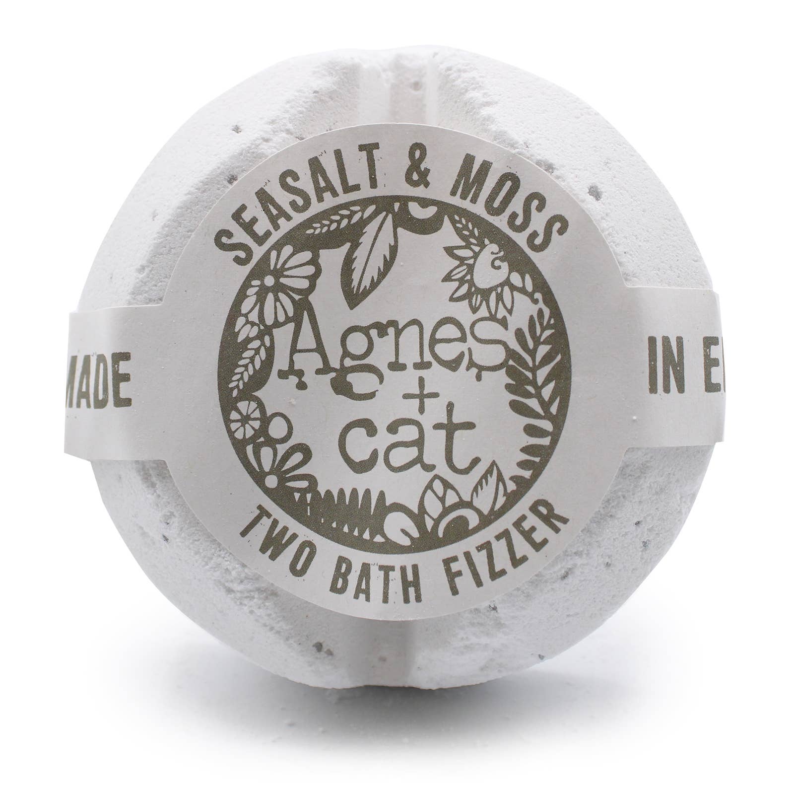210g Bath Fizzer Fresh - Seasalt and Moss