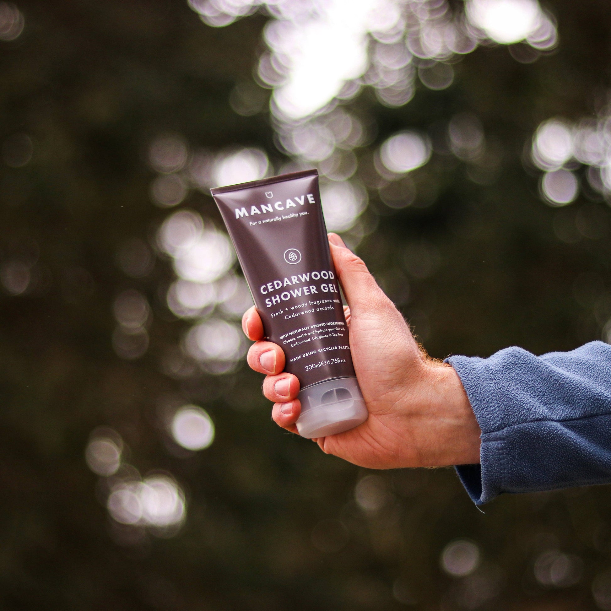 Cedarwood Shower Gel 200ml, Mens ShowerGel, Mens Gifts: 200ml