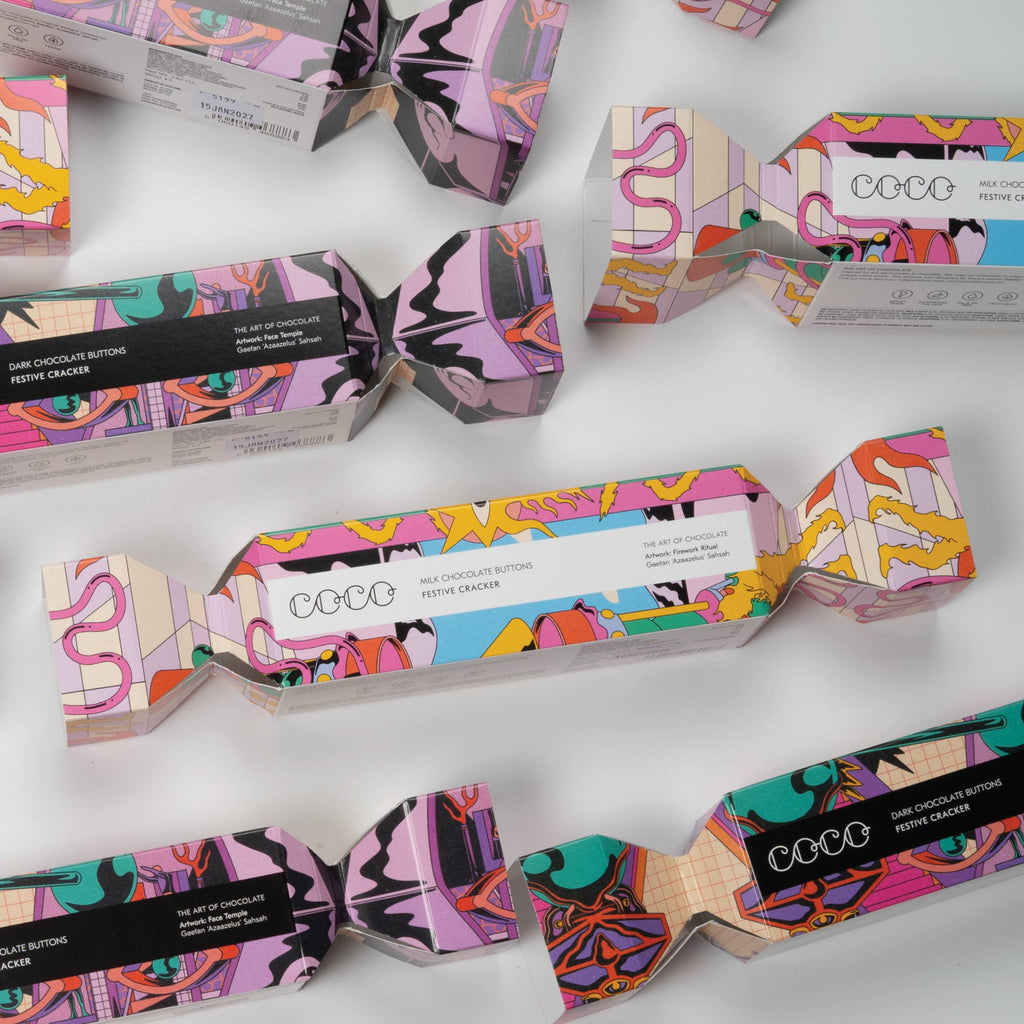 Festive Cracker - Milk Chocolate Buttons