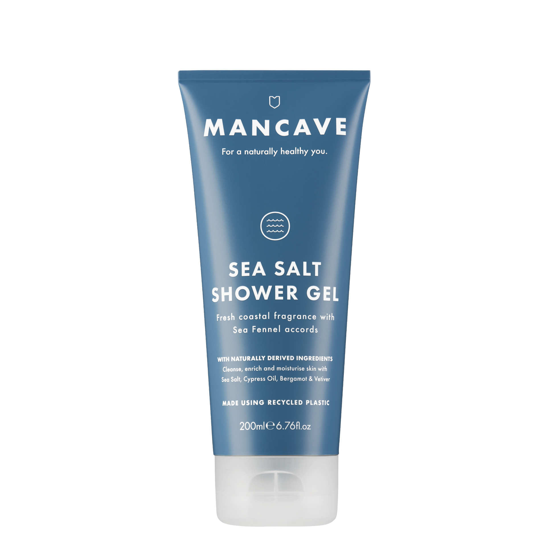 Sea Salt Shower Gel 200ml, Mens Shower Gel, Fathers Day Gift