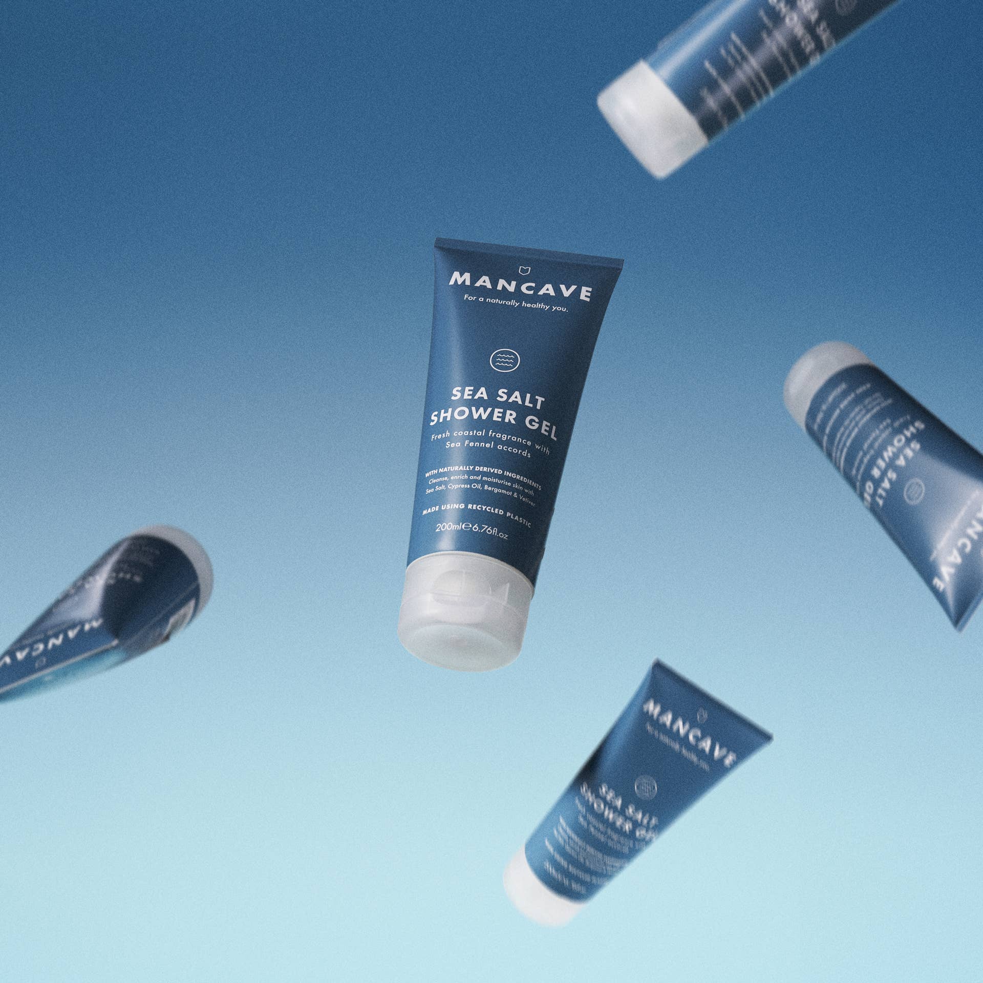 Mens Gift Set | Sea Salt Scent | 200ml Shower Gel & 50ml Fragrance Spray | Gift for him