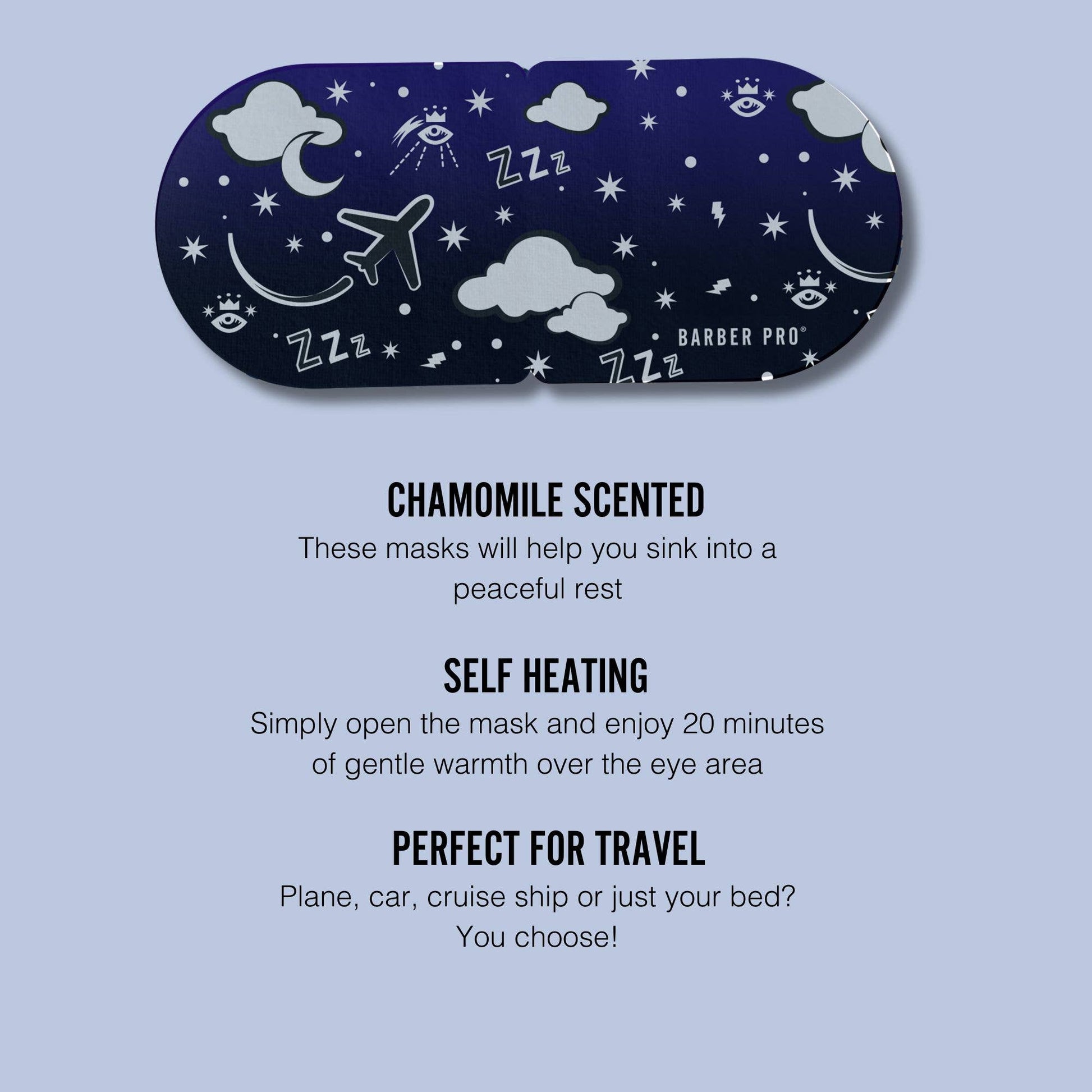 BARBER PRO Warming Eye Mask - Box of 5