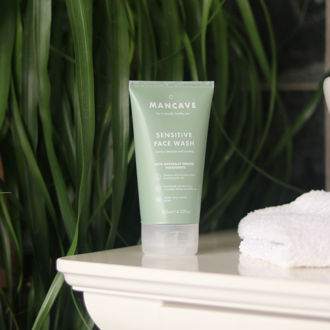 Sensitive Face Wash 125ml, Mens Cleanser, Facewash for Men: 125ml