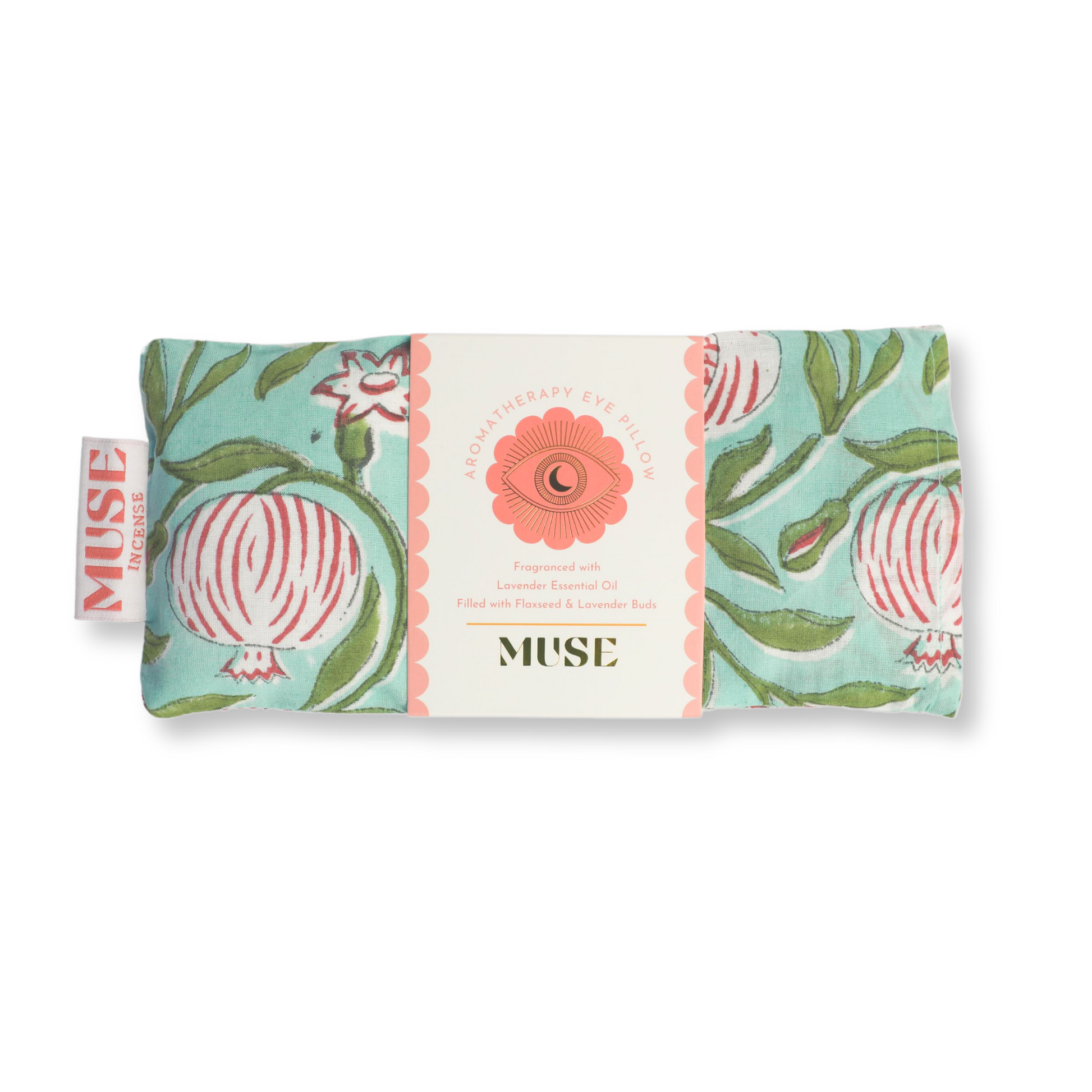 Eye Pillow Aromatherapy | Indian Block Print | Lavender: Yellow