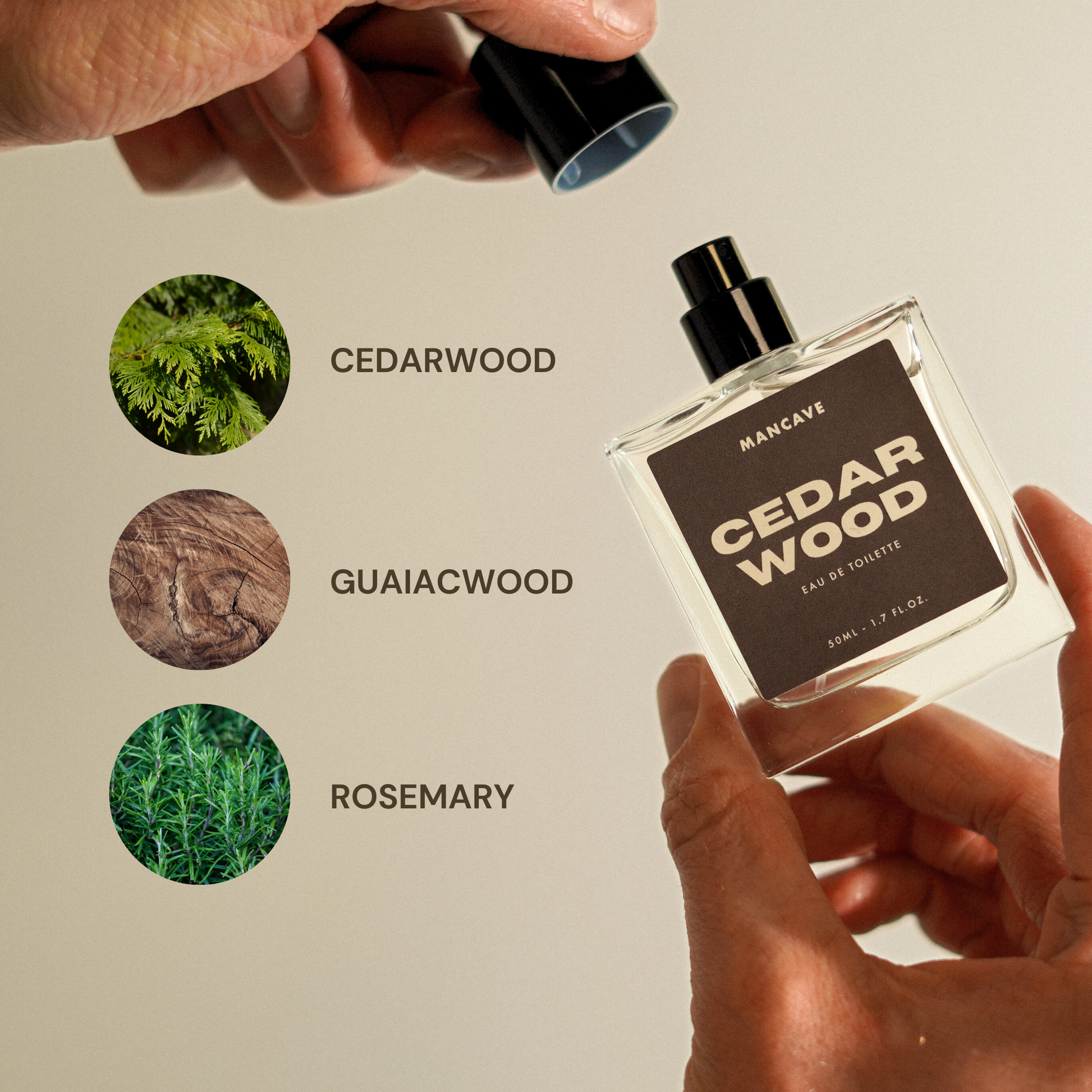 Fragrance spray | EDT | Cedarwood Scent | 50ml | Christmas stocking filler