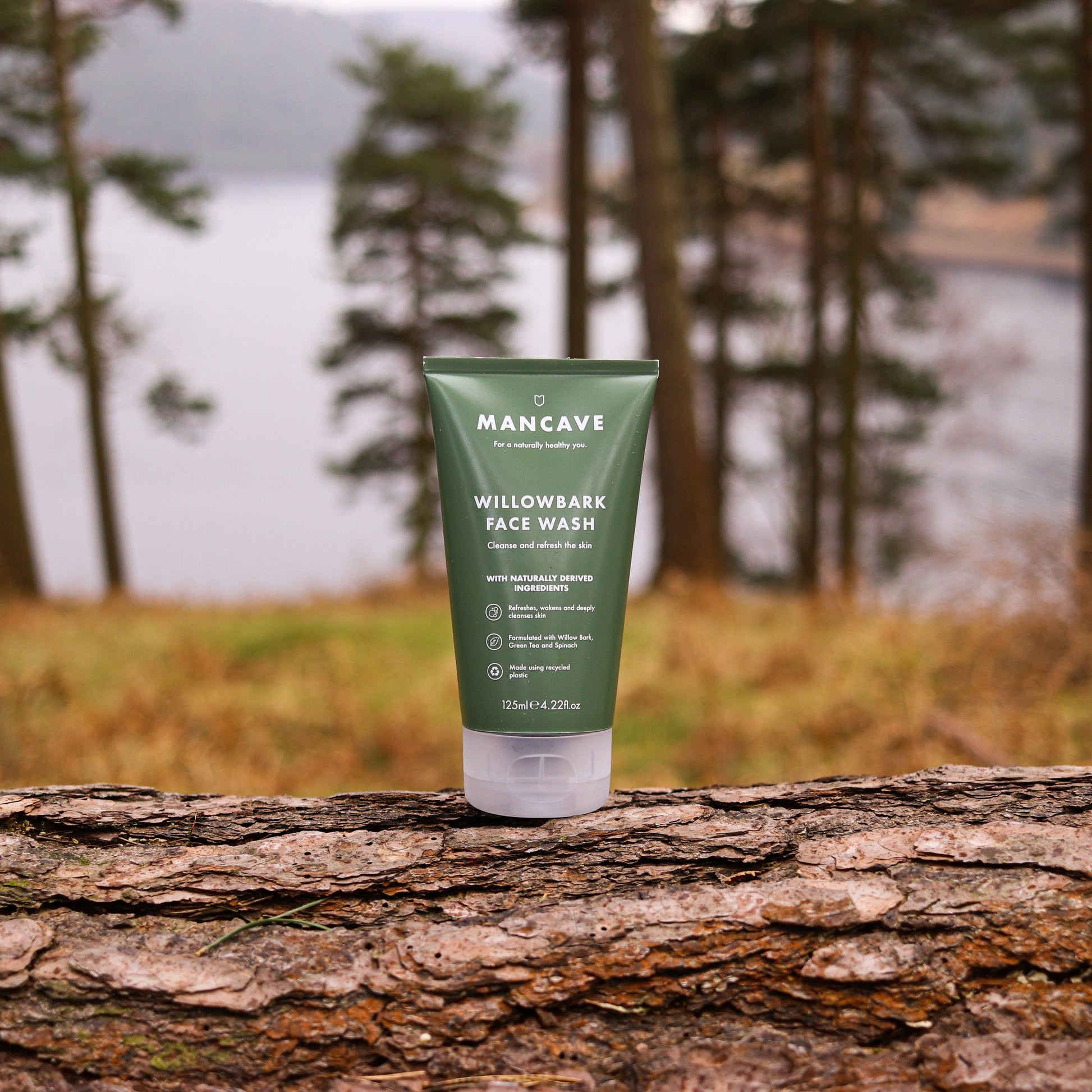Willowbark Face Wash 125ml, Mens Skincare Routine, Mens Gift: 125ml