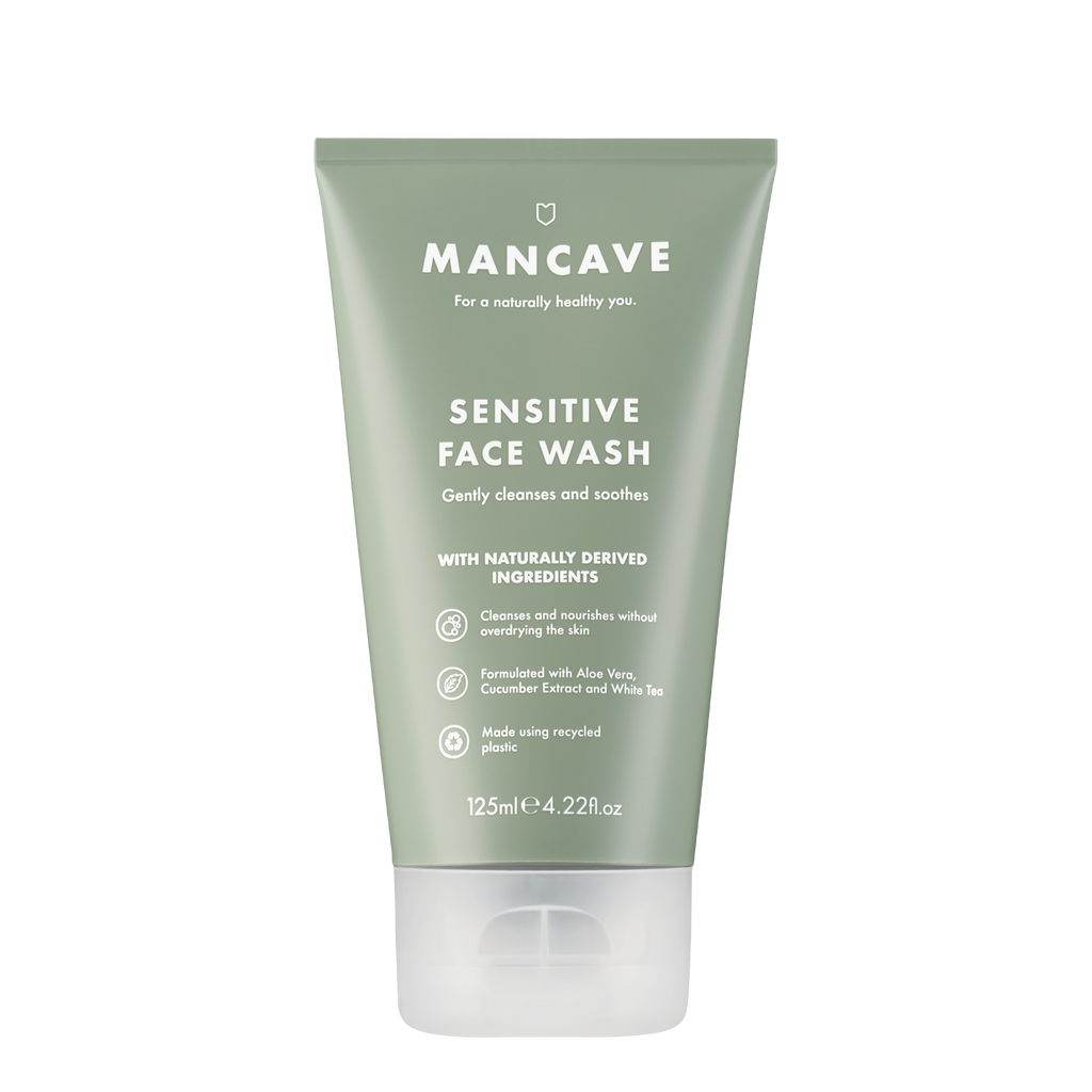 Sensitive Face Wash 125ml, Mens Cleanser, Facewash for Men: 125ml