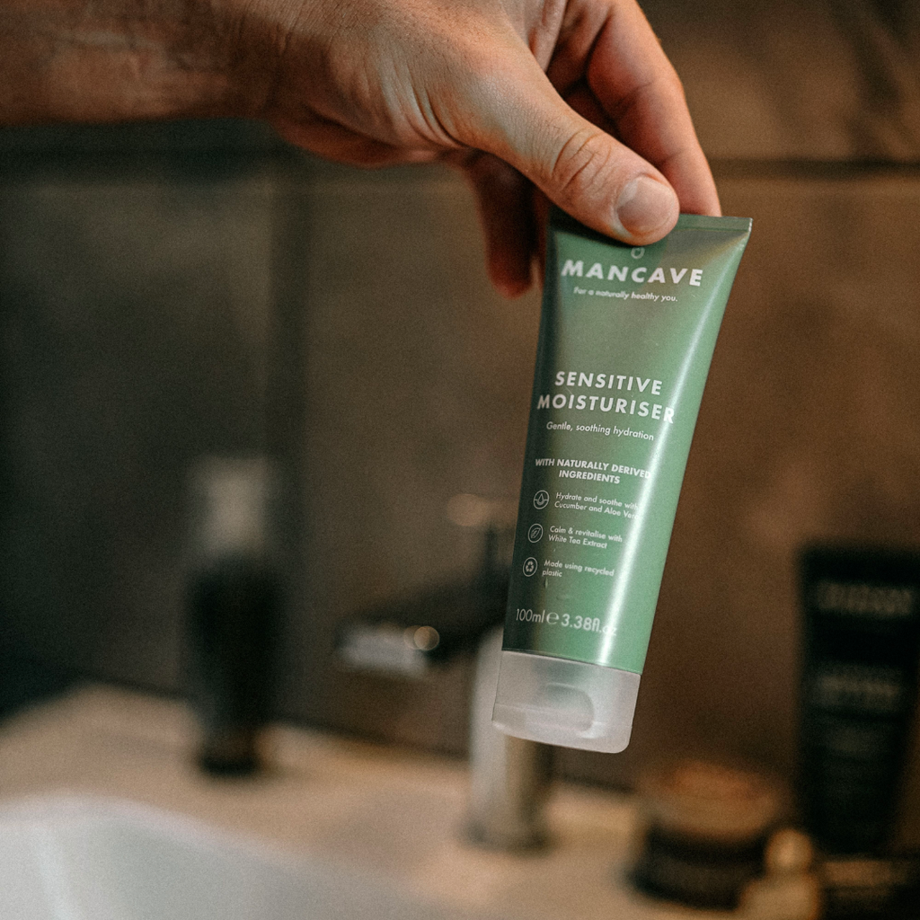 Sensitive Moisturiser 100ml, Mens Moisturiser, Skincare: 100ml