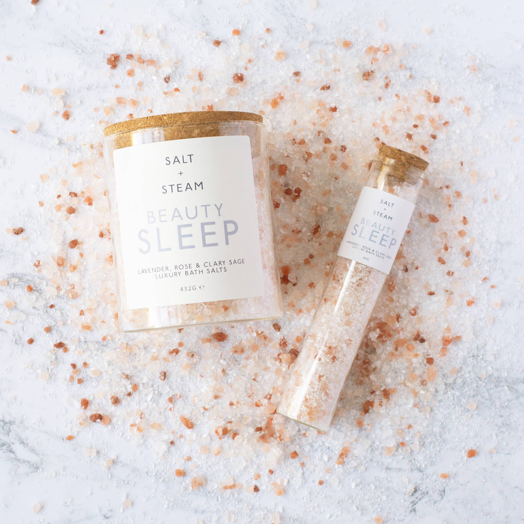 Beauty Sleep - Lavender & Rose Bath Salts 80g & 432g: Jar