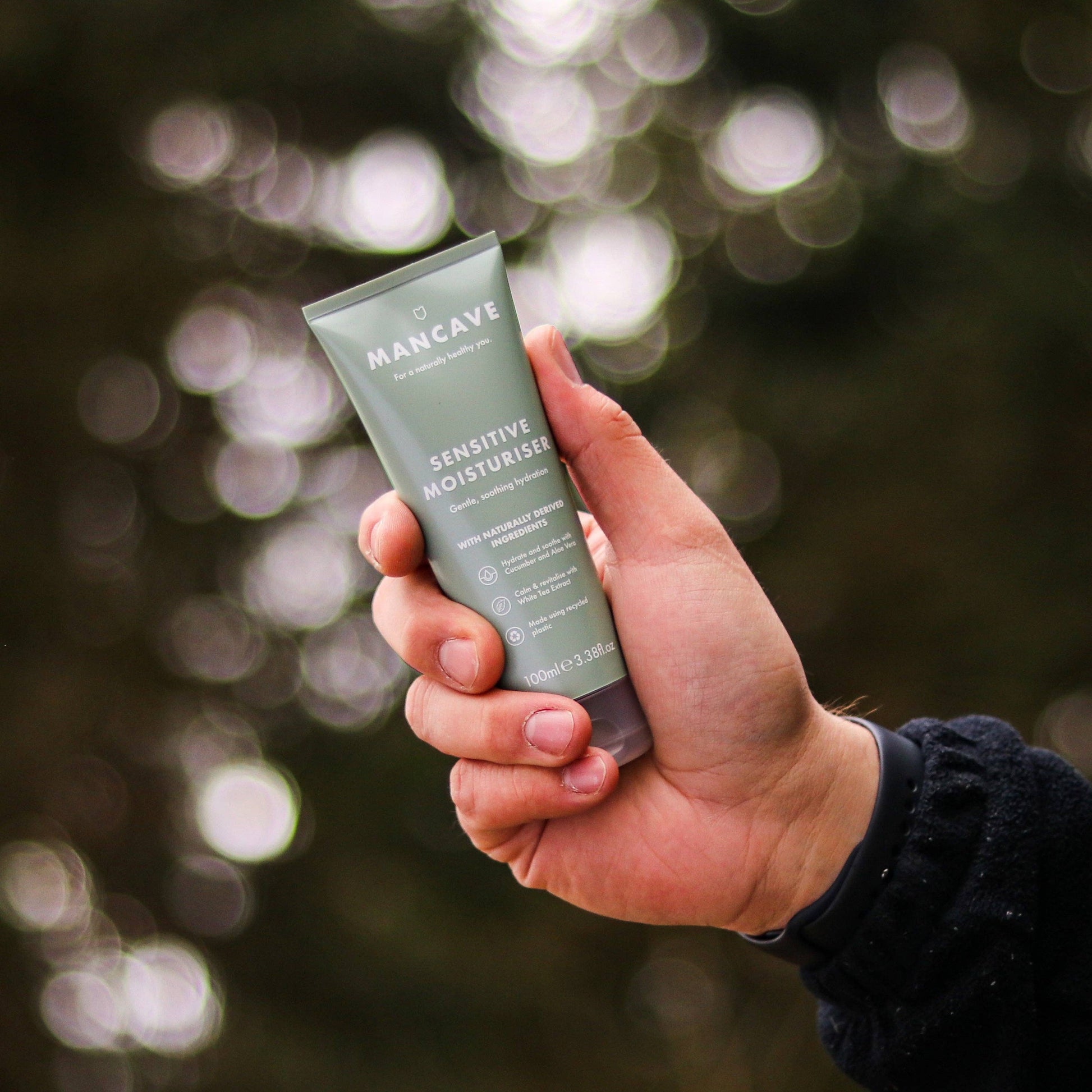 Sensitive Moisturiser 100ml, Mens Moisturiser, Skincare: 100ml