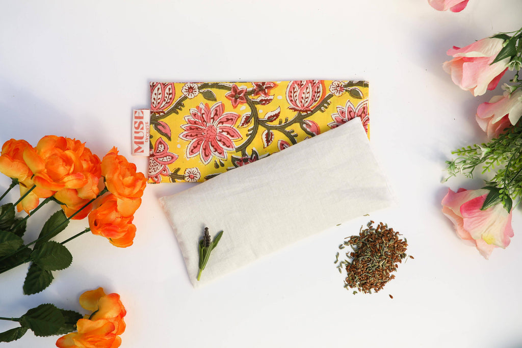 Bindi Block Printed Eye Pillow