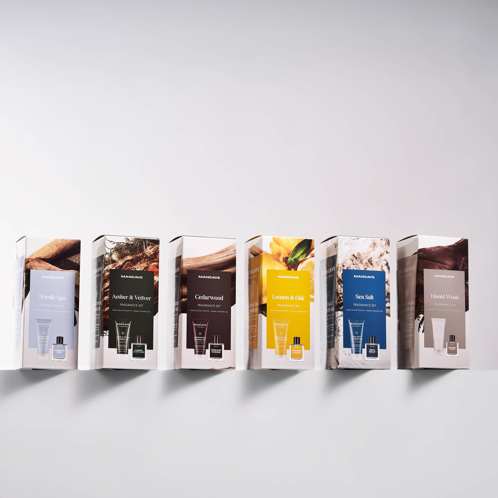 Mens Premium Fragrance Set, Amber & Vetiver, Mens Gifts