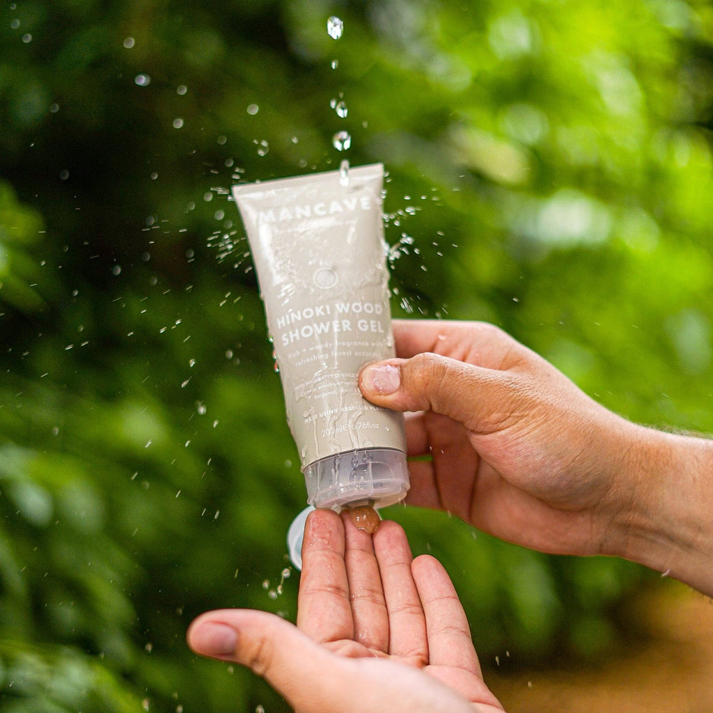 Hinoki Wood Shower Gel 200ml, Mens Shower Gel, Mens Gifts