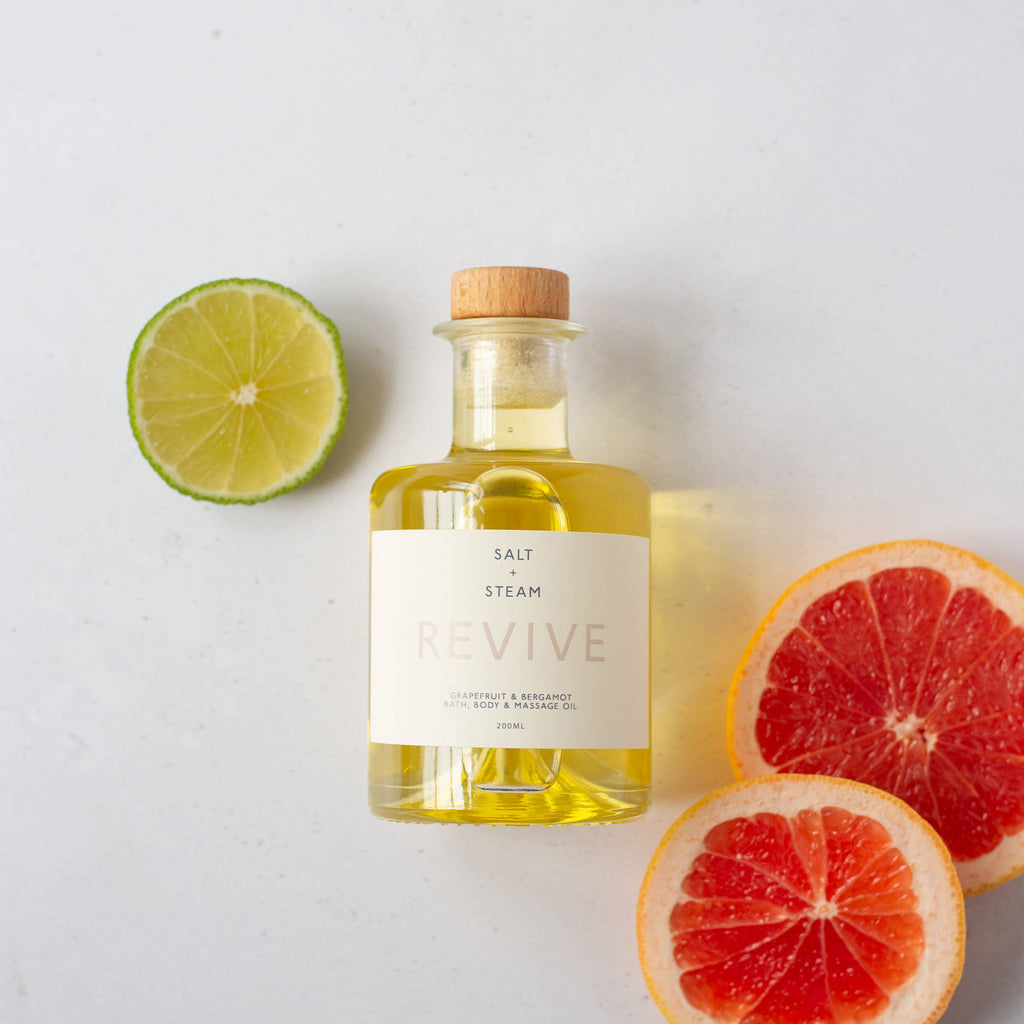 Revive - Grapefruit & Bergamot Bath & Body Oil 100ml & 200ml: 200ml