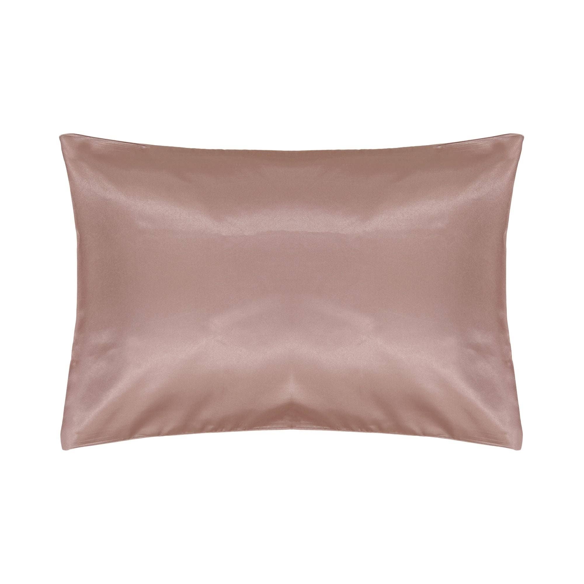 1pc Dreamy Satin Pillowcase - Dusty Rose