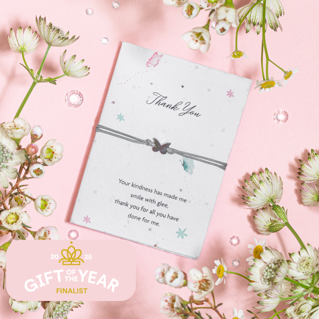 Thank you - Seeded Card & Wish Bracelet
