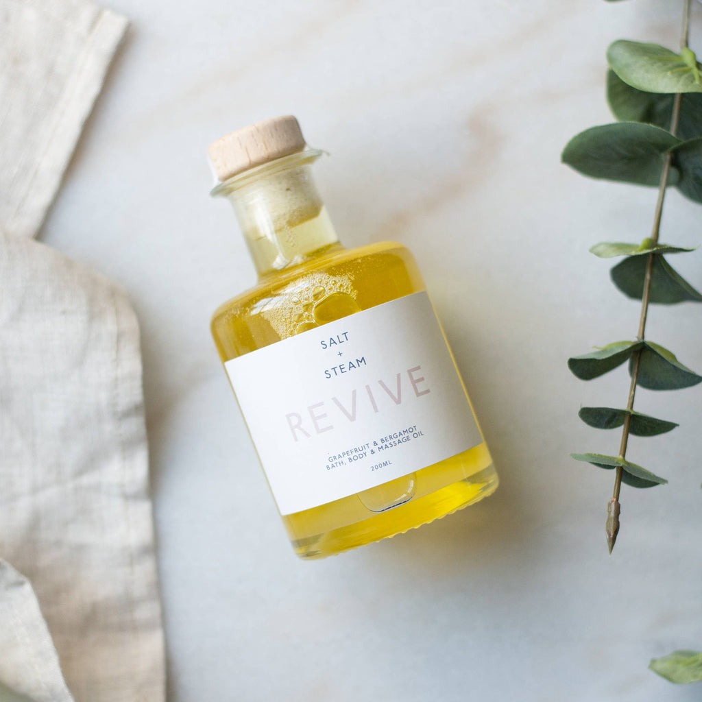Revive - Grapefruit & Bergamot Bath & Body Oil 100ml & 200ml: 200ml
